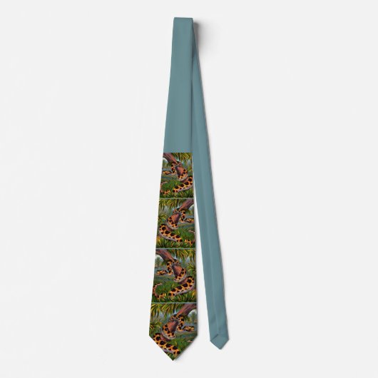 snake print tie krawatte (Vorderseite)