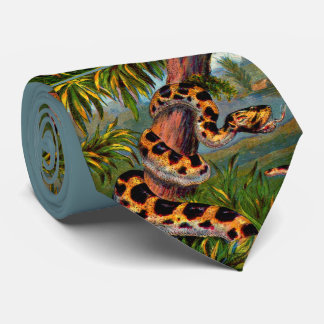 snake print tie krawatte