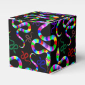 Snake Psychedelic Rainbow Colors Geschenkschachtel (Vorderseite)
