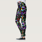 Snake Psychedelic Rainbow Colors Leggings (Links)