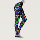 Snake Psychedelic Rainbow Colors Leggings (Rechts)