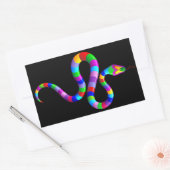 Snake Psychedelic Rainbow Sticker (Umschlag)