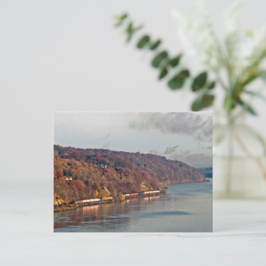 Snake Railroad Postkarte (Stehend Vorderseite)