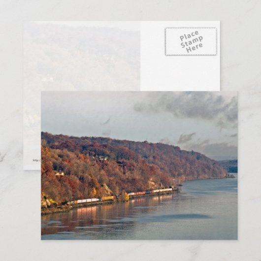 Snake Railroad Postkarte (Vorne/Hinten)