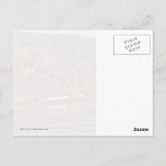 Snake Railroad Postkarte (Rückseite)