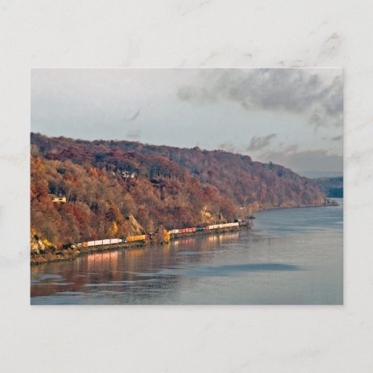 Snake Railroad Postkarte (Vorderseite)