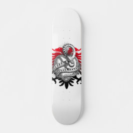 Snake Red Black Skateboard
