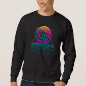 Snake Retro 80er Style Ball Python Boa Constrictor Sweatshirt (Vorderseite)