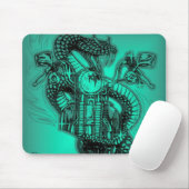 Snake Rider Mousepad (Mit Mouse)