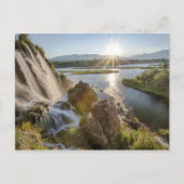 Snake River and Falls, Idaho Postkarte (Vorderseite)