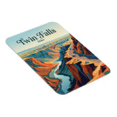 Snake River Canyon Rand Idaho Magnet (Rechte Seite)
