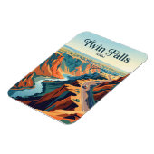 Snake River Canyon Rand Idaho Magnet (Linke Seite)