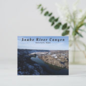 Snake River Canyon Twin Falls Idaho Postcard Postkarte (Stehend Vorderseite)