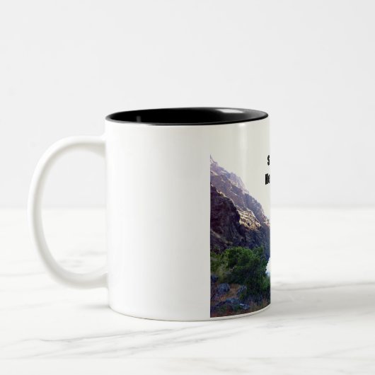 Snake RIver, Hells Canyon Zweifarbige Tasse (Links)