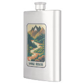 Snake River Idaho Colors Flachmann (Links)