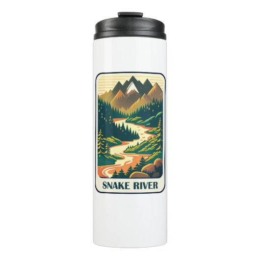 Snake River Idaho Colors Thermosbecher (Vorderseite)