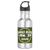 Snake River Idaho Edelstahlflasche (Vorderseite)
