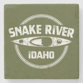 Snake River Idaho Steinuntersetzer (Vorderseite)