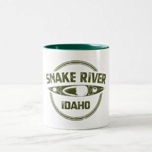 Snake River Idaho Zweifarbige Tasse