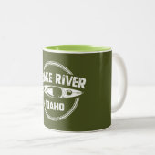 Snake River Idaho Zweifarbige Tasse (VorderseiteRechts)