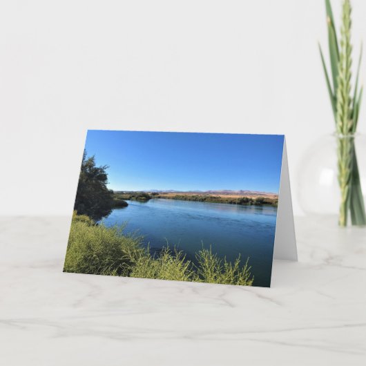 Snake River, Melba, ID Karte (Vorderseite)