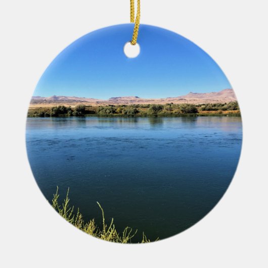 Snake River, Melba, ID Keramik Ornament (Vorne)