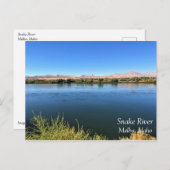 Snake River, Melba, Idaho Postkarte (Vorne/Hinten)