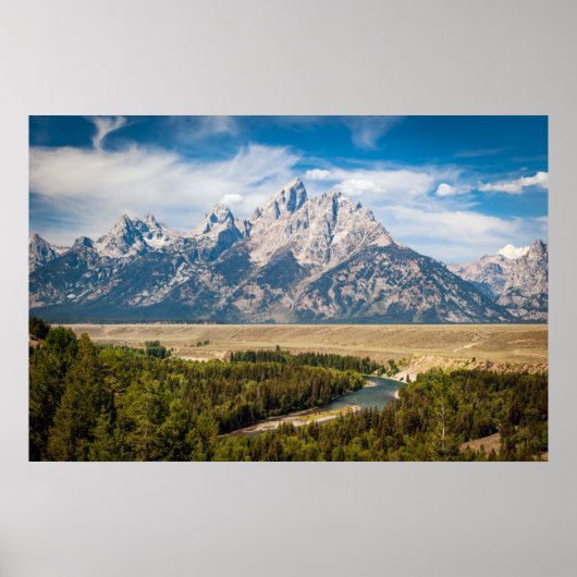Snake River Overlook | Grand Teton National Park Poster (Vorne)
