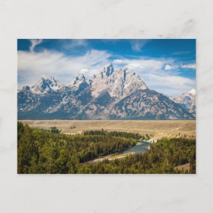 Snake River Overlook   Grand Teton National Park Postkarte