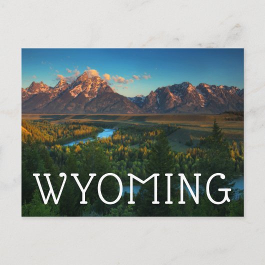 Snake River Overlook Postkarte (Vorderseite)