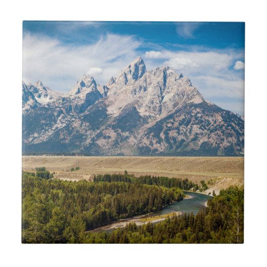 Snake River übersehen | großartigen Teton Fliese (Vorderseite)