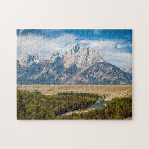 Snake River übersehen   großartigen Teton Puzzle