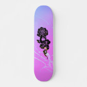 Snake&Rose: Marmor Skateboard (Vorne)