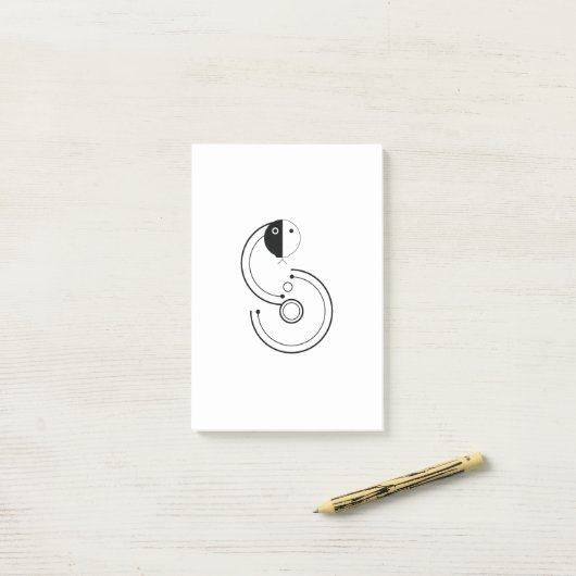 Snake Sign Post-it Klebezettel (Auf Schreibtisch)