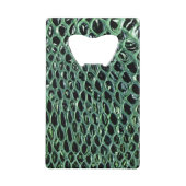 Snake Skin Bottle Opener Kreditkarte Geldbeutel Flaschenöffner (Rückseite)