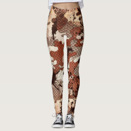 Snake Skin Camouflage Leggings