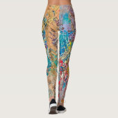 Snake Skin Leggings Bold Vibranury Luxus (Rückseite)