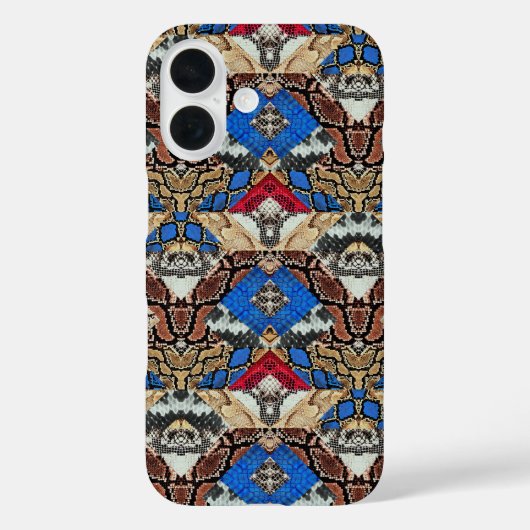 Snake Skin Pattern Case-Mate iPhone Hülle (Rückseite)