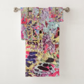 Snake Skin Pattern Fleece Blanket Bold Vibranchen Badhandtuch Set (Insitu)