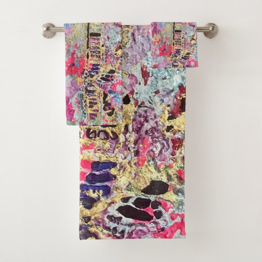 Snake Skin Pattern Fleece Blanket Bold Vibranchen Badhandtuch Set (Insitu)