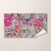 Snake Skin Pattern Fleece Blanket Bold Vibranchen Badhandtuch Set (Handtuch)