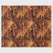Snake Skin Pattern Wrapping Paper Geschenkpapier (Flach)