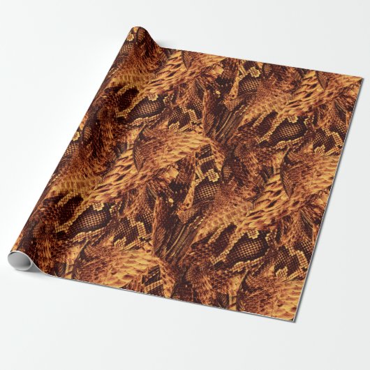 Snake Skin Pattern Wrapping Paper Geschenkpapier (Ungerollt)