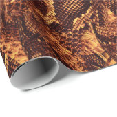 Snake Skin Pattern Wrapping Paper Geschenkpapier (Rolleneckpunkt)
