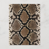 Snake Skin Postkarte (Vorderseite)