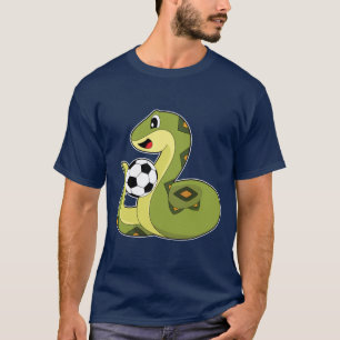 Snake Soccer Player Soccer T-Shirt
