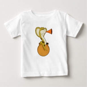 Snake Trumpet Music Baby T-shirt