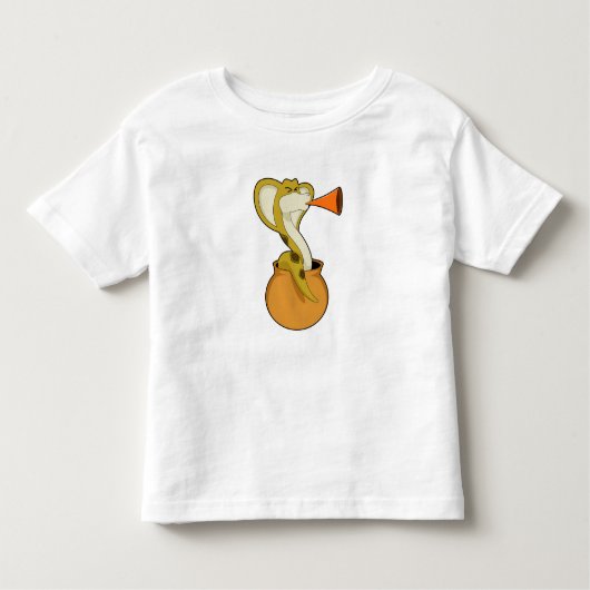 Snake Trumpet Music Kleinkind T-shirt (Vorderseite)