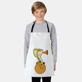 Snake Trumpet Music Schürze (Getragen)