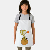 Snake Trumpet Music Schürze (Insitu)